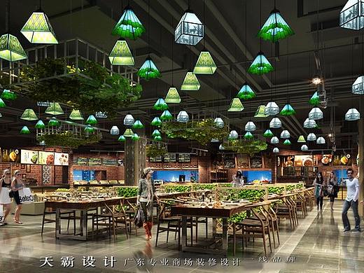 个性化福州美食广场设计不仅颜值高、还为你省钱