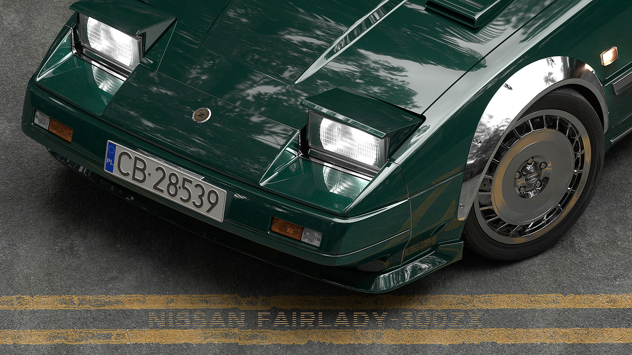 Nissan Fairlady-300ZX（图ZMjM0NzQyMzQ0） - 机械/交通 - 站酷设计师甄北七原创素材 - 站酷ZCOOL
