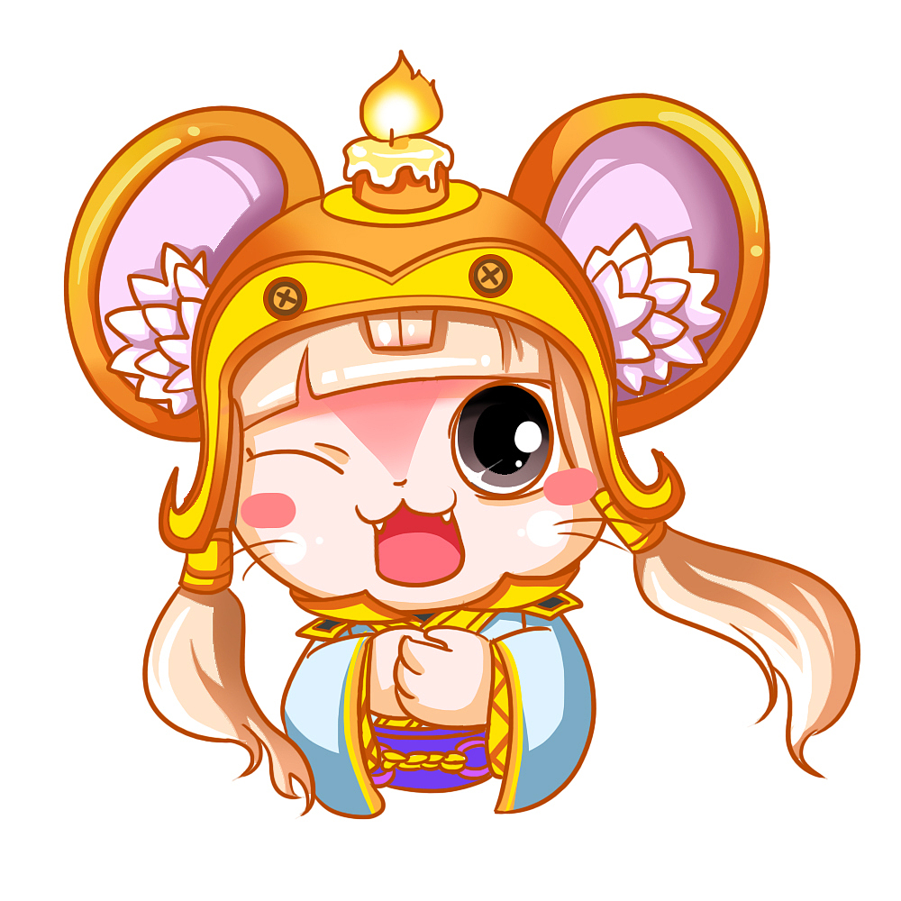 为网易乱斗西游画的一组新英雄q版形象