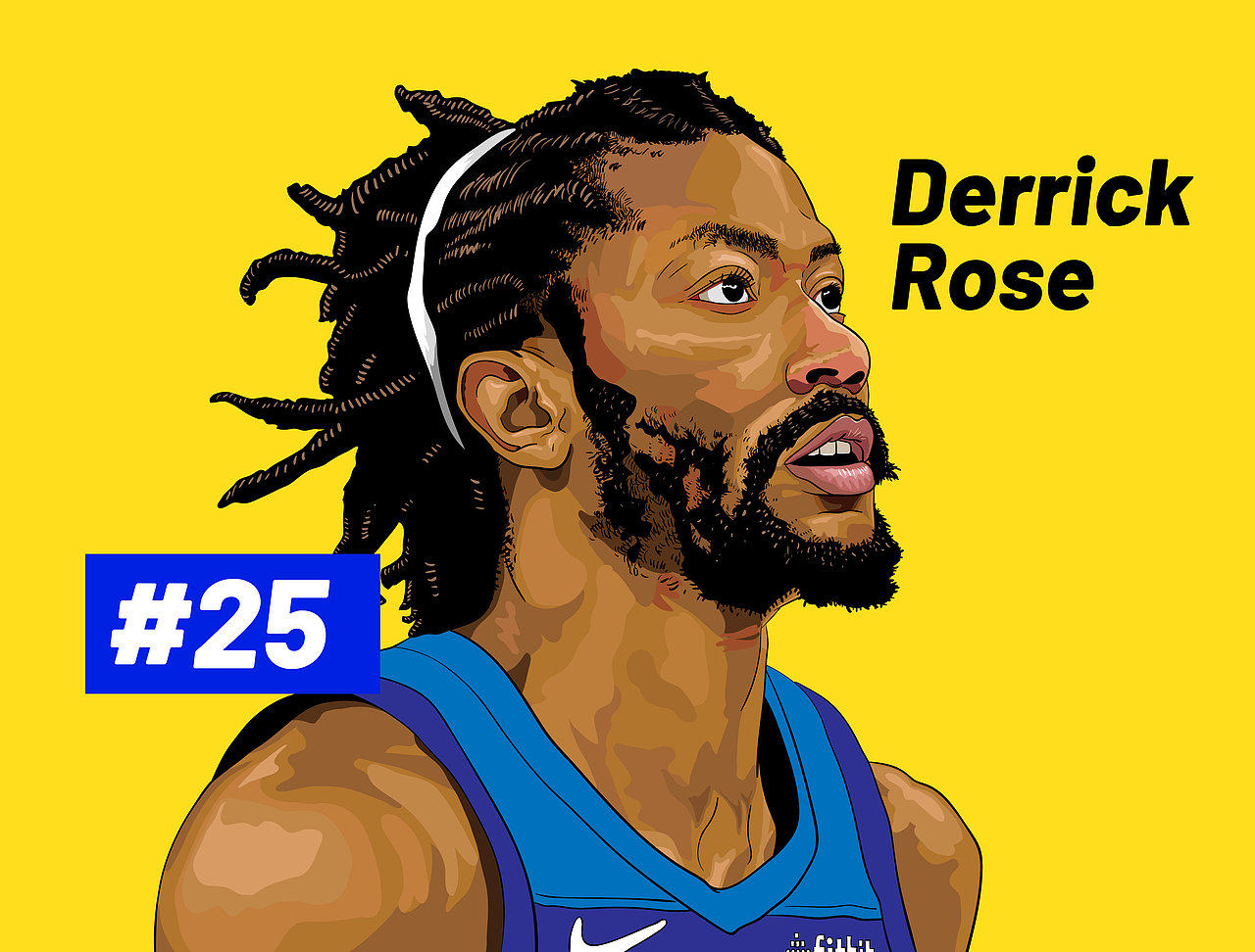 Derrick Rose_LambertChan站酷ZCOOL