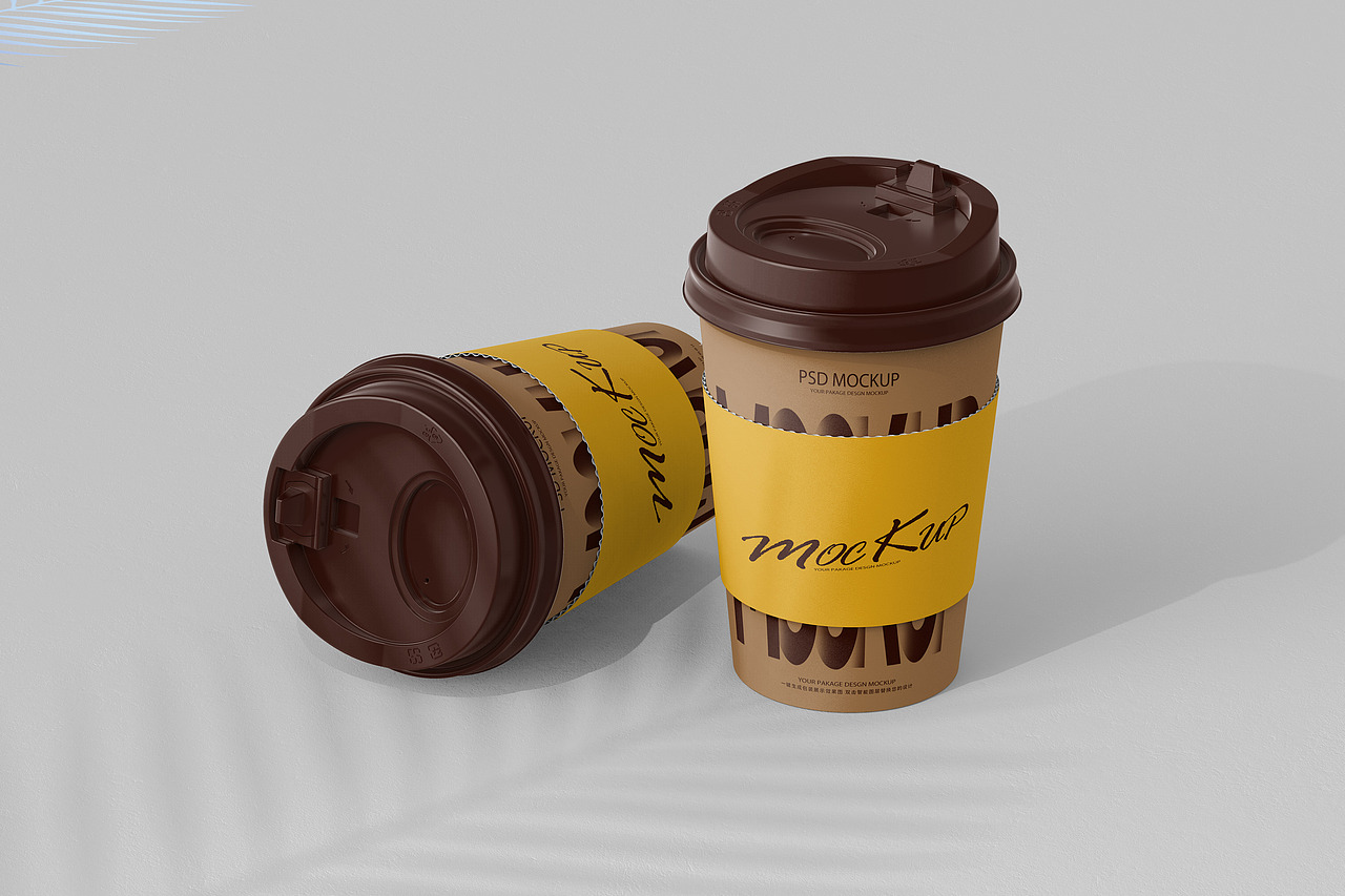 奶茶纸杯咖啡杯样机