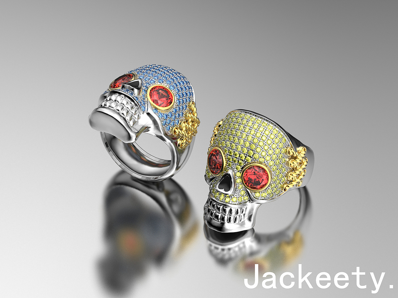 骷髅戒指（图ZNDkyNzk2MTY=） - 首饰设计 - 站酷设计师Jackeety原创素材 - 站酷ZCOOL