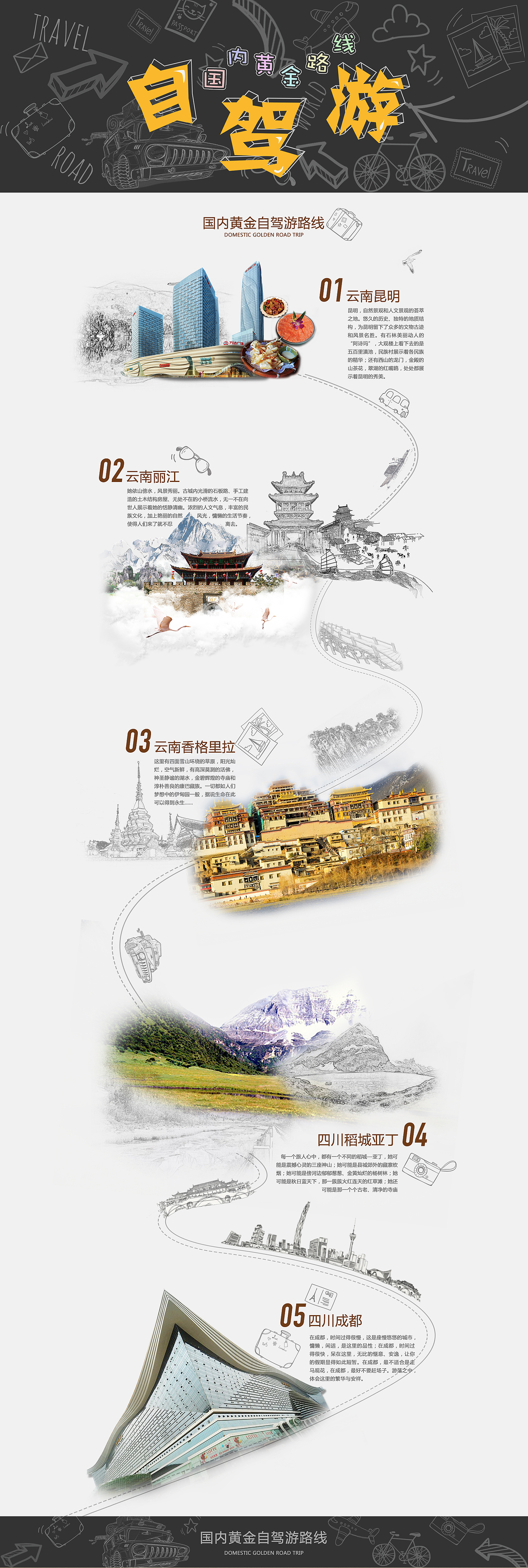 自驾游专题页（图ZMTA5OTQ2OTQ4） - 运营设计 - 站酷设计师Z先生029原创素材 - 站酷ZCOOL
