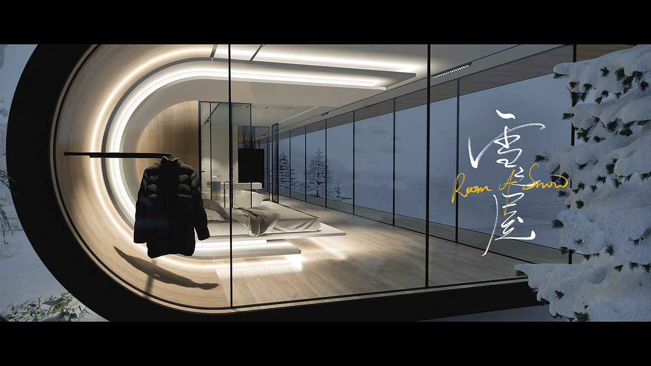 雪之屋 Room of Snow 建筑室內(nèi)設(shè)計（圖ZMjcwMjgyOTI4） - 建筑設(shè)計 - 站酷設(shè)計師CHEN_STAR原創(chuàng)素材 - 站酷ZCOOL