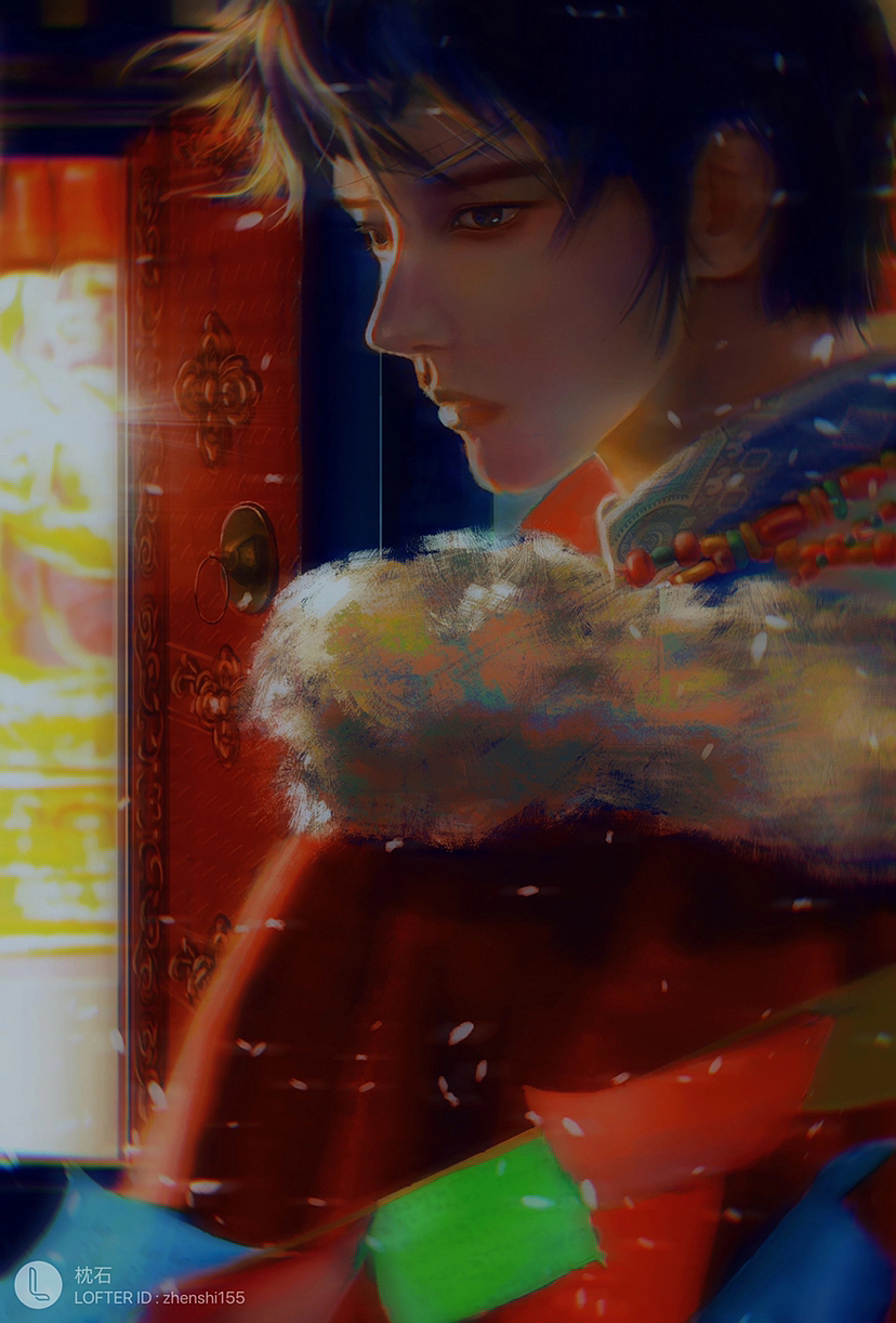 盜墓筆記系列：風(fēng)雪圍爐夜，天涯羈旅人（圖ZMzE2ODM2NDky） - 藝術(shù)插畫 - 站酷設(shè)計(jì)師枕石原創(chuàng)素材 - 站酷ZCOOL