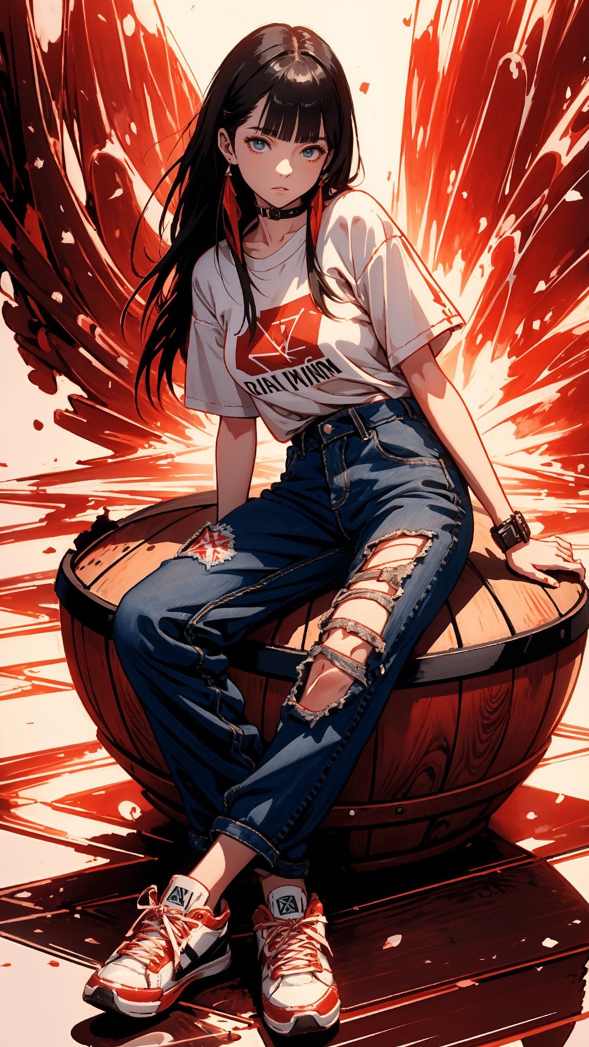 AI原创设计 少女