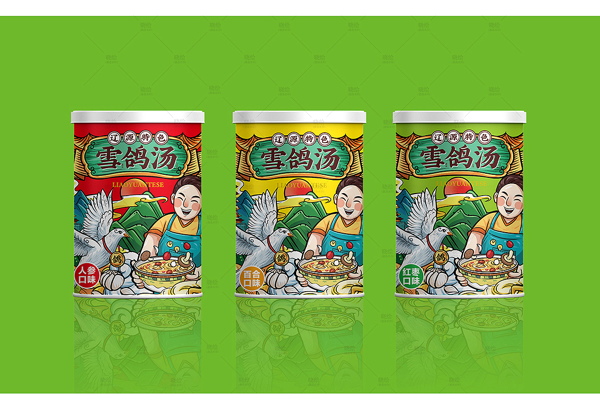 鸽子汤包装（图ZMjYxOTM2NDAw） - 包装 - 站酷设计师晓绘趣味策划原创素材 - 站酷ZCOOL