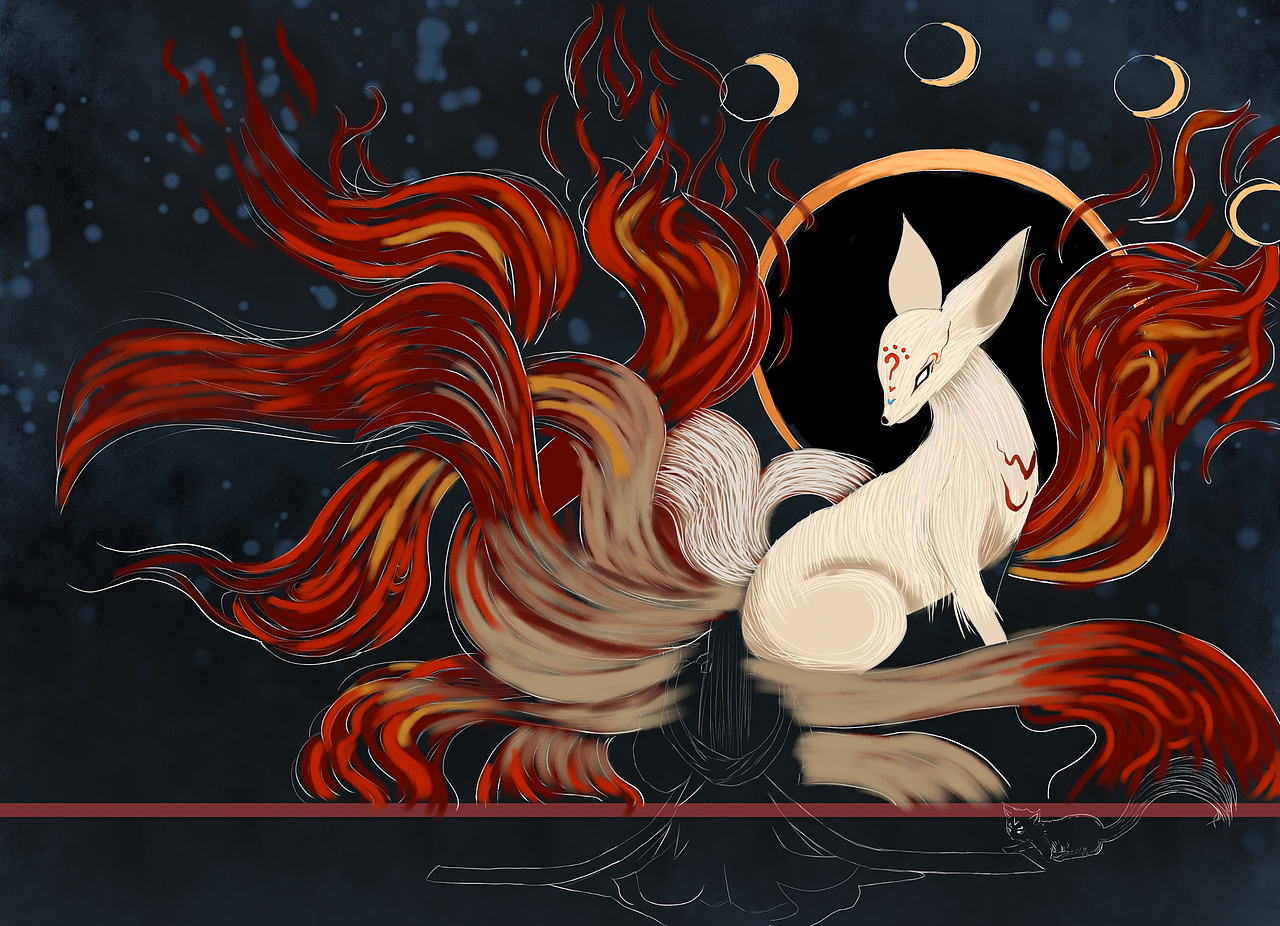 【画狐】 国潮插画（图ZMjgwODEyOTc2） - 艺术插画 - 站酷设计师彭显显原创素材 - 站酷ZCOOL