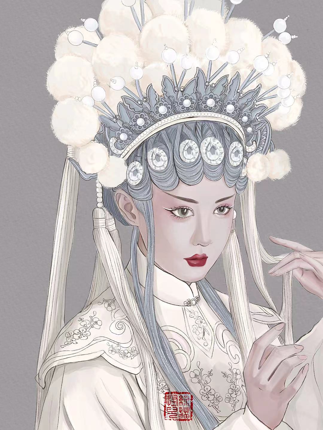 水彩人物插画