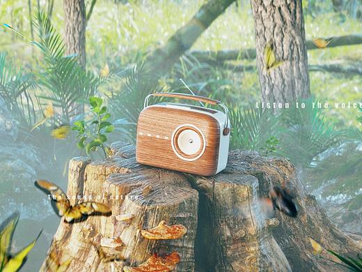 【产品渲染练习-音箱产品&C4D】