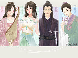 角色设定预告海报