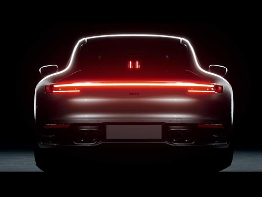 UE4 保时捷911 外观动画
