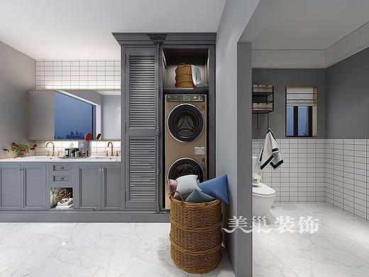 郑州碧桂园万山湖壹号224平叠墅装修后现代低奢完工照