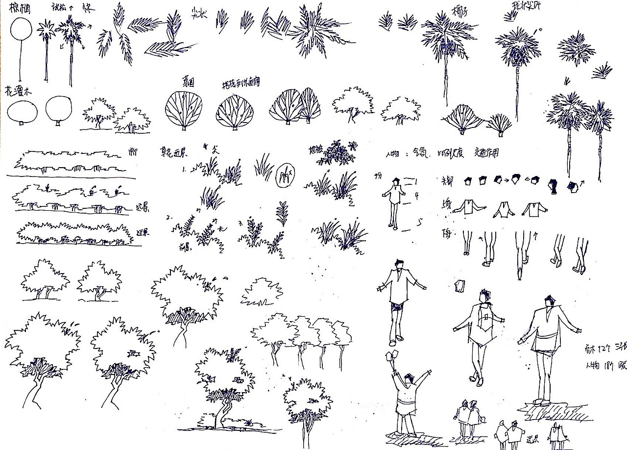 景观手绘练习