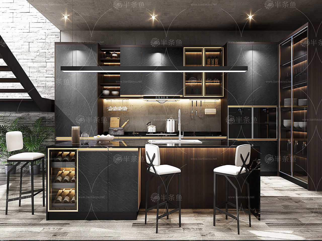 【效果图表现】案例赏析（图ZMjQxNTM0NzQw） - 家装设计 - 站酷设计师小鱼儿的大眼睛原创素材 - 站酷ZCOOL