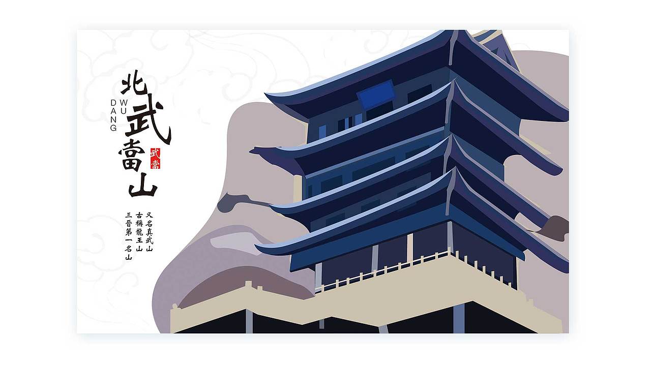山西印象-山西旅游插画地图（图ZNDg3Nzk4NDA=） - 商业插画 - 站酷设计师GooTo丶原创素材 - 站酷ZCOOL