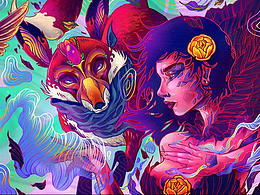美式插画