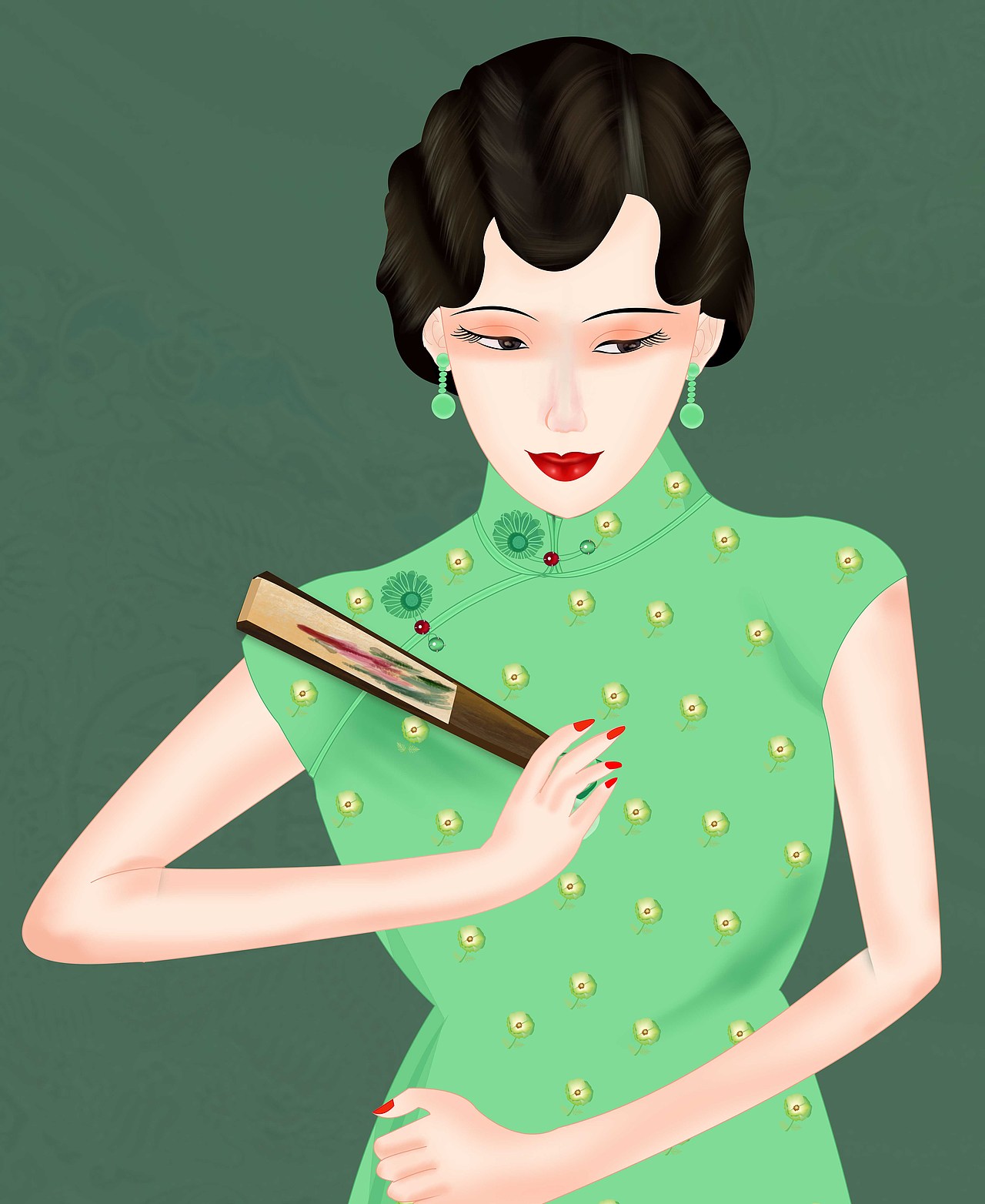 美女插画（图ZODAyNzg1NzY=） - 概念设定 - 站酷设计师隐彰原创素材 - 站酷ZCOOL