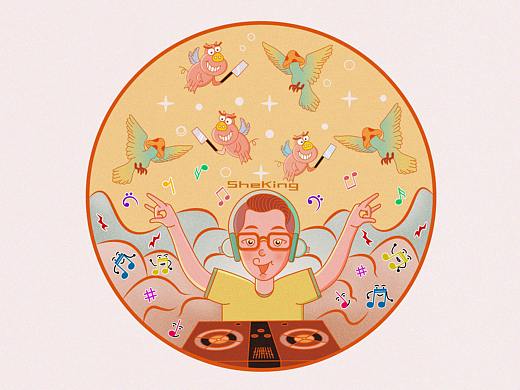《DJ朱哥雕》