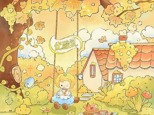 节气插画～立秋