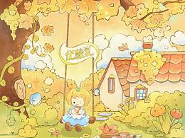 节气插画～立秋