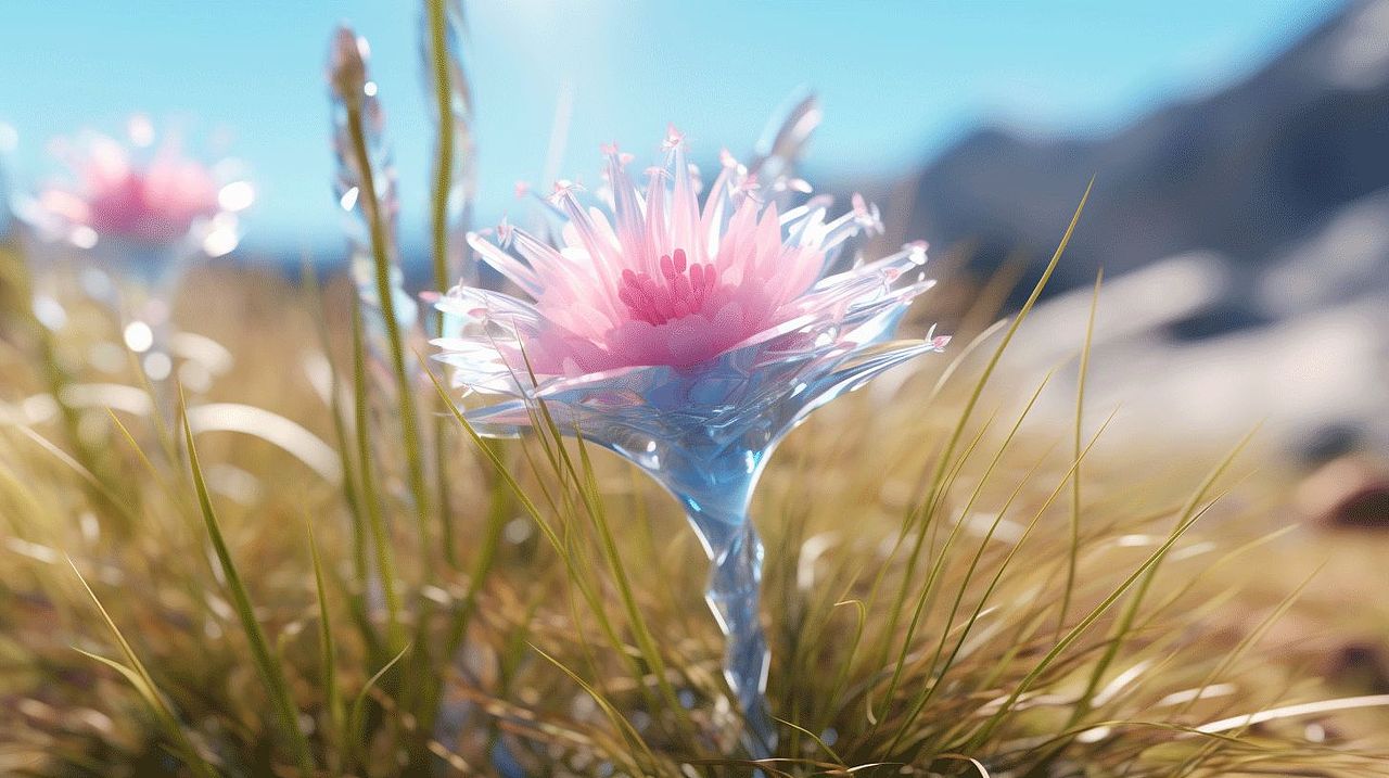 Ai水晶花壁纸（图ZMzQyMjI1MDAw） - 概念设定 - 站酷设计师风吹木子原创素材 - 站酷ZCOOL