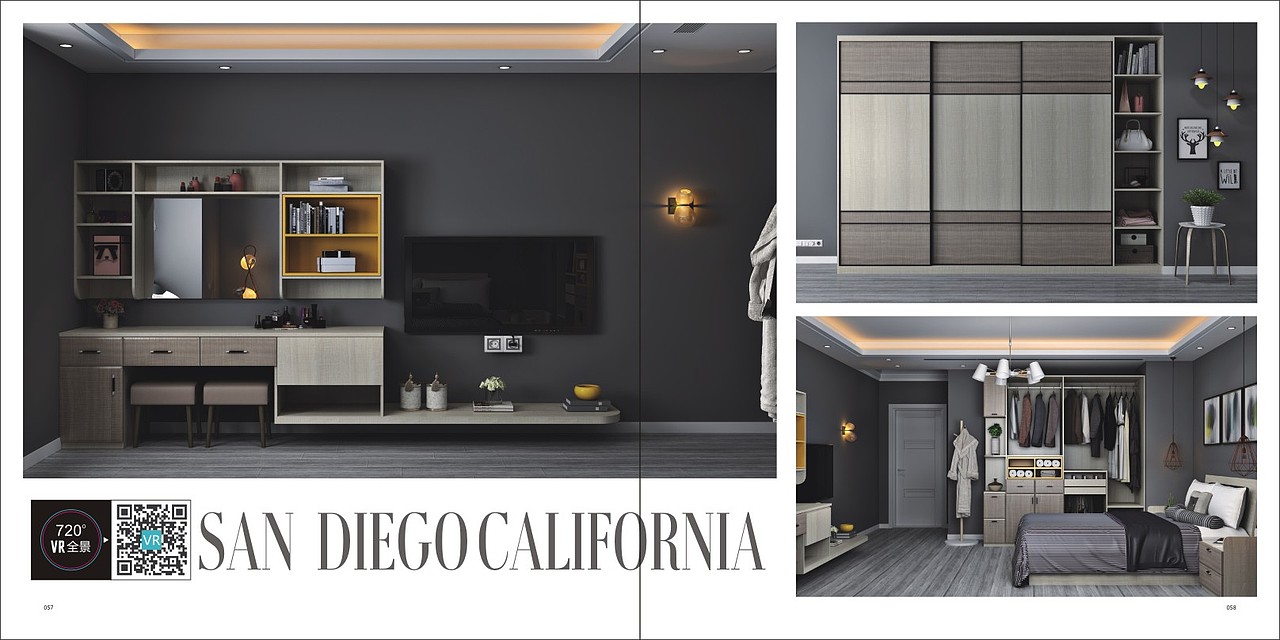 河南全屋定制家具图册设计 版式整体衣柜橱柜画册制作