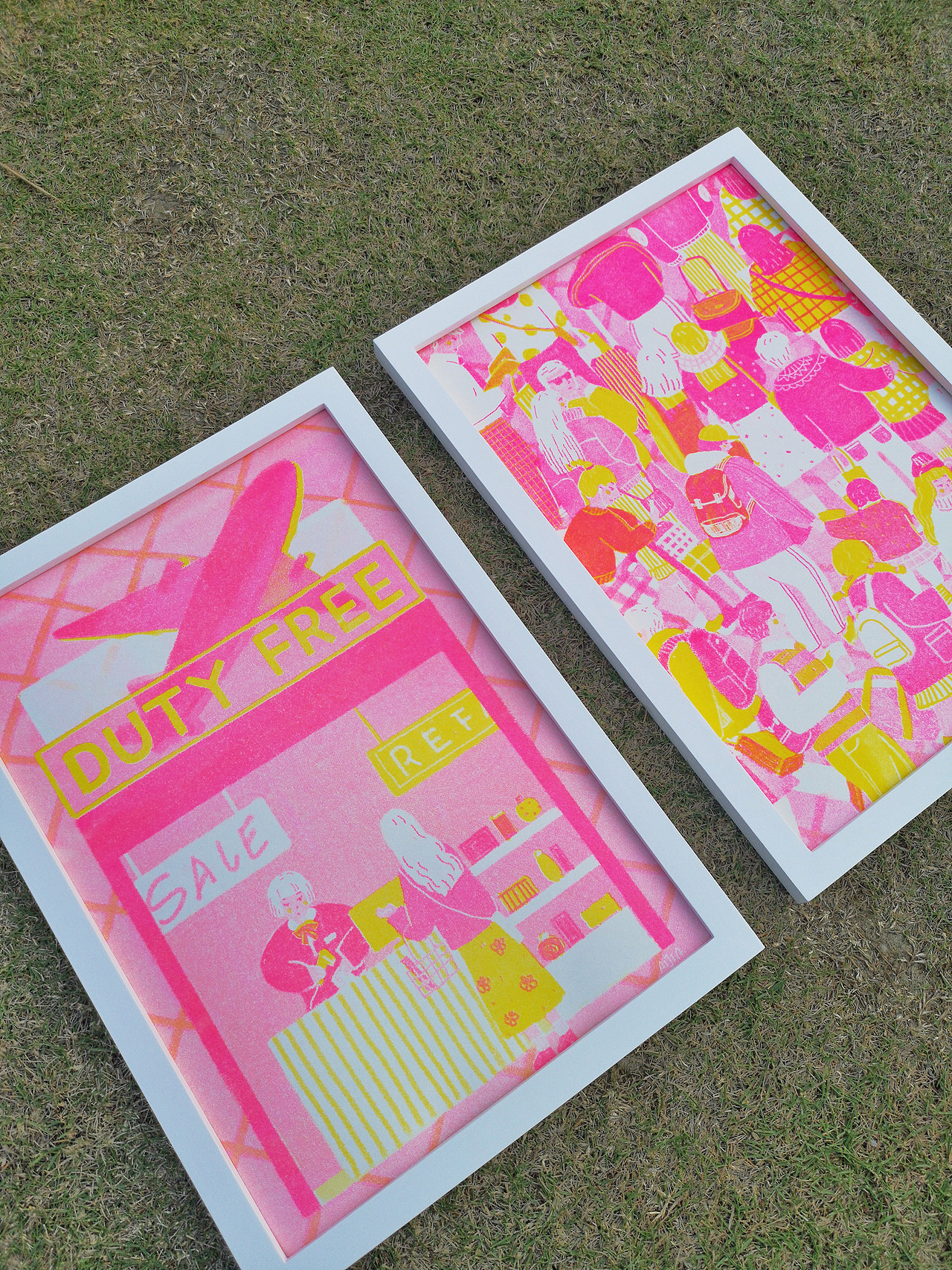 2019人从众系列插画 x RISOGRAPH（图ZMTk1MTc5MDgw） - 概念设定 - 站酷设计师AIJIA奶茶佳原创素材 - 站酷ZCOOL