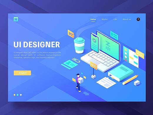 Dribbble作品集
