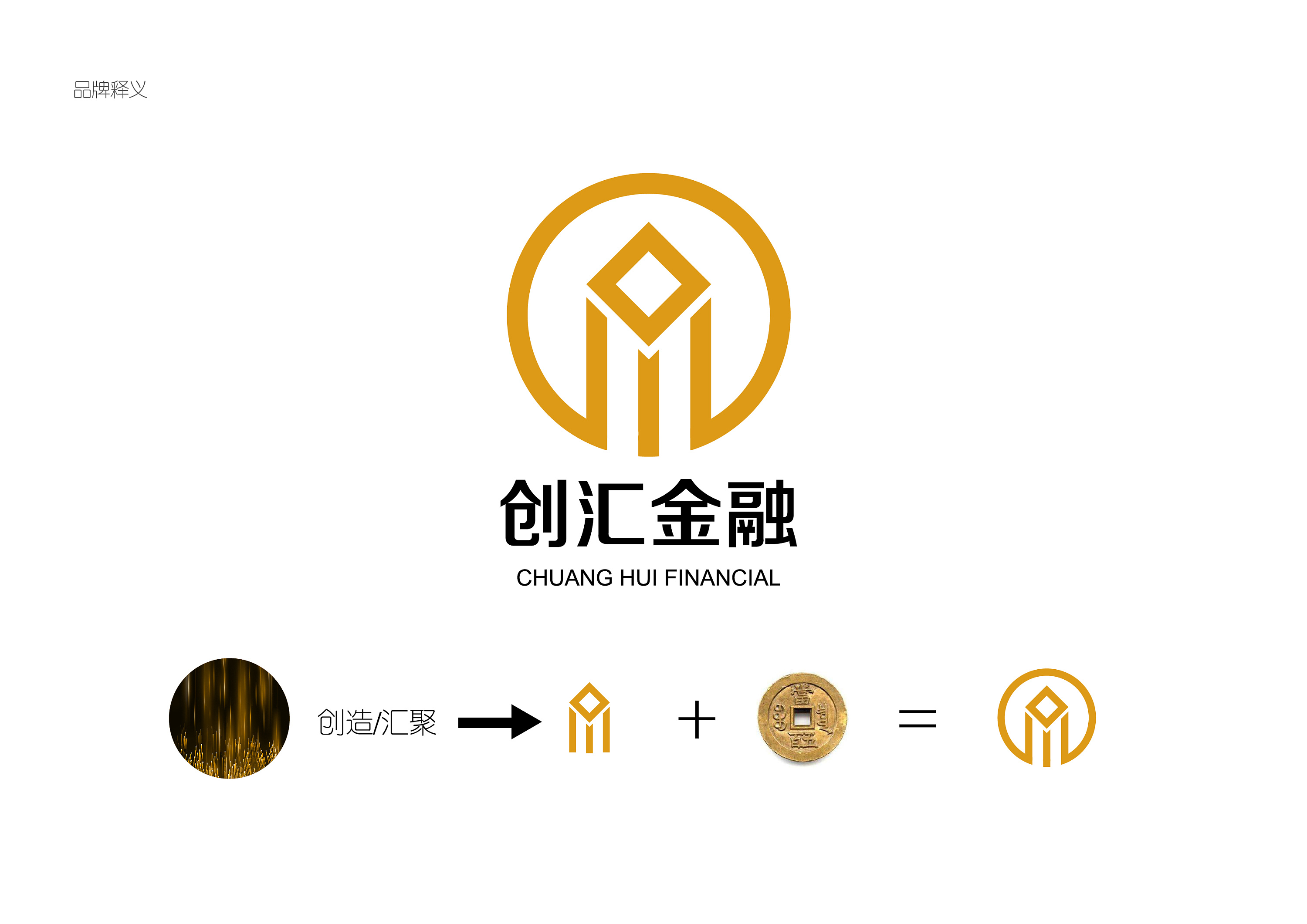 创汇金融品牌logo设计