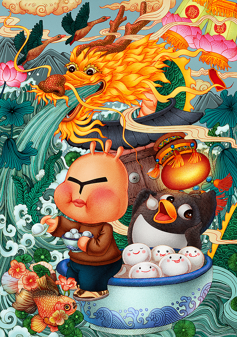 2019年节气部分（图ZMTU3NjM3NjQ4） - 商业插画 - 站酷设计师wtt861104原创素材 - 站酷ZCOOL