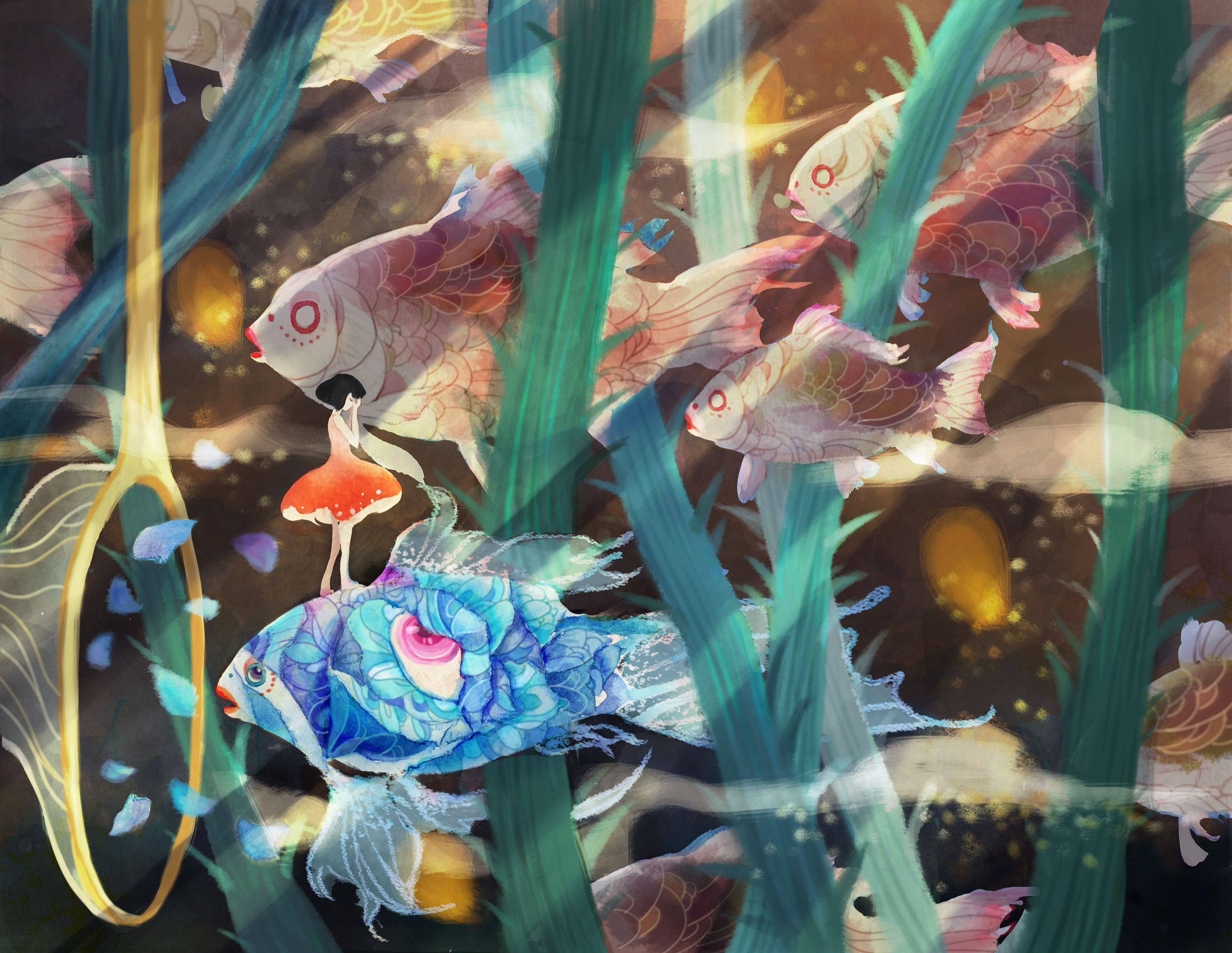 插画练习|插画|插画习作|糖果爱色彩 - 原创作品 - 站酷 (zcool)