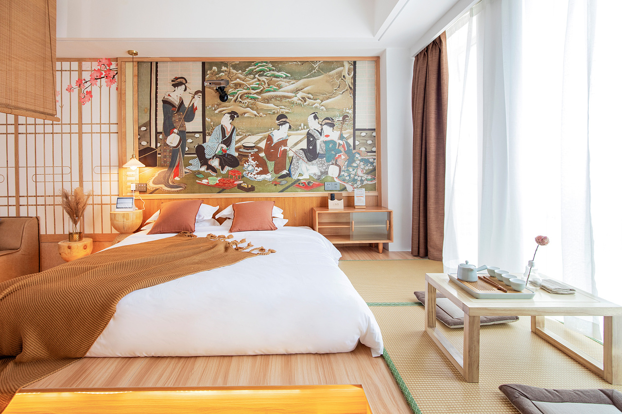 有禅意的日式民宿装修效果图-酒店装修指南-成都朗煜公装公司
