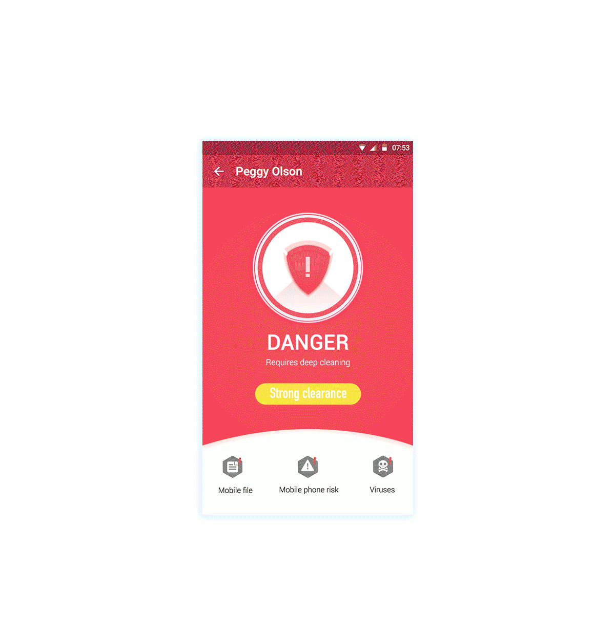 Mobile Security Management APP Design