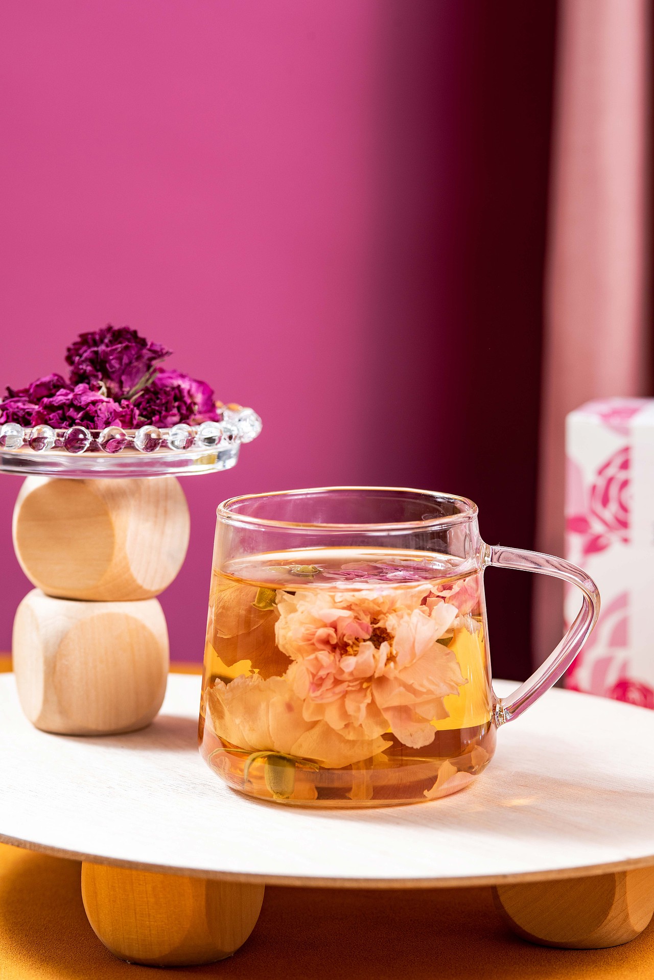 茶果滋宝玫瑰花冠茶（图ZMjk4MTE1Mzg0） - 产品摄影 - 站酷设计师吉吉造像原创素材 - 站酷ZCOOL