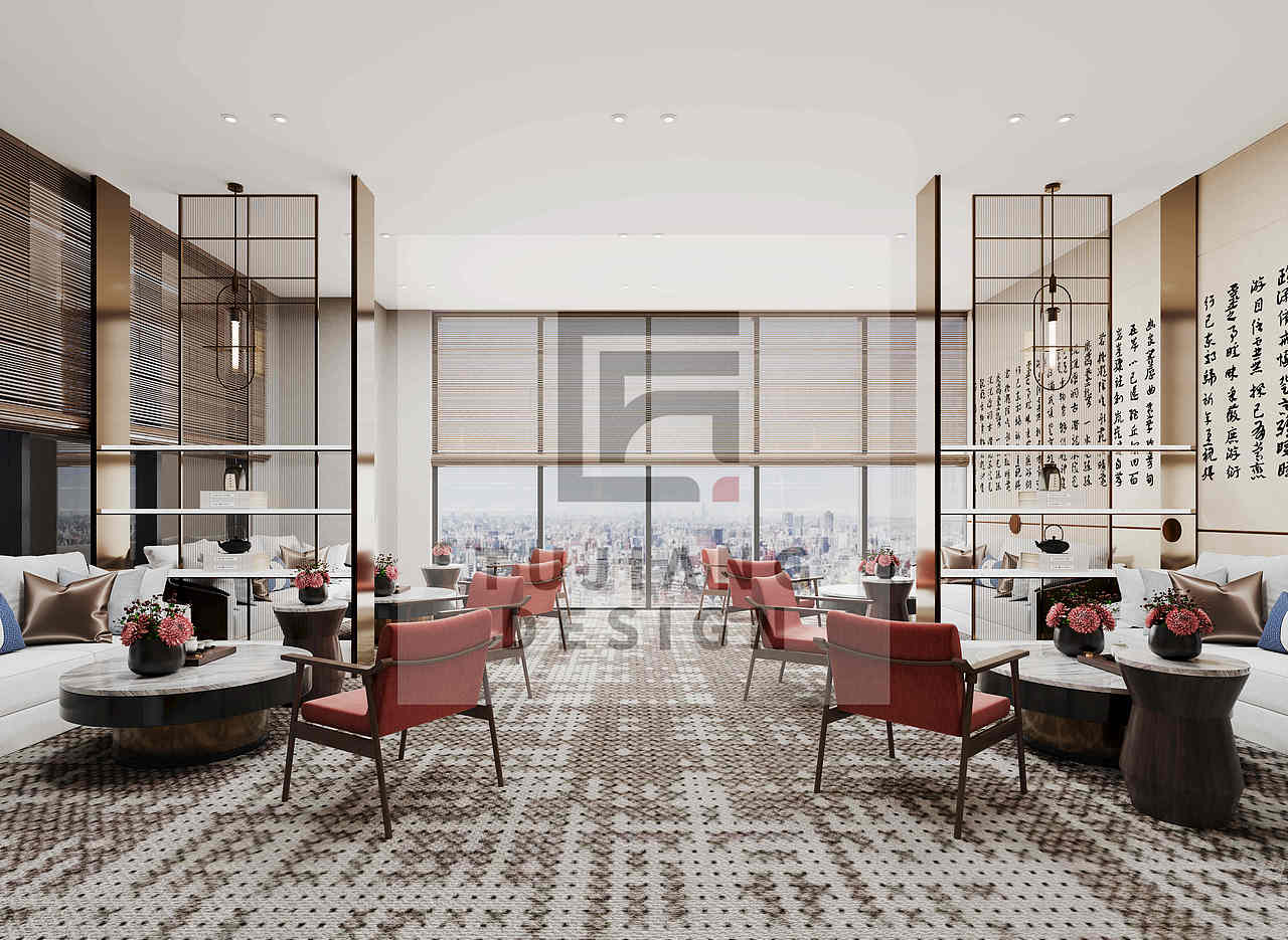 新中式售楼处设计:以物映心,风雅自现!