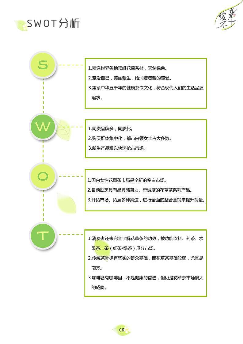 《爱嘉不+缇嘉花草茶营销策划案》