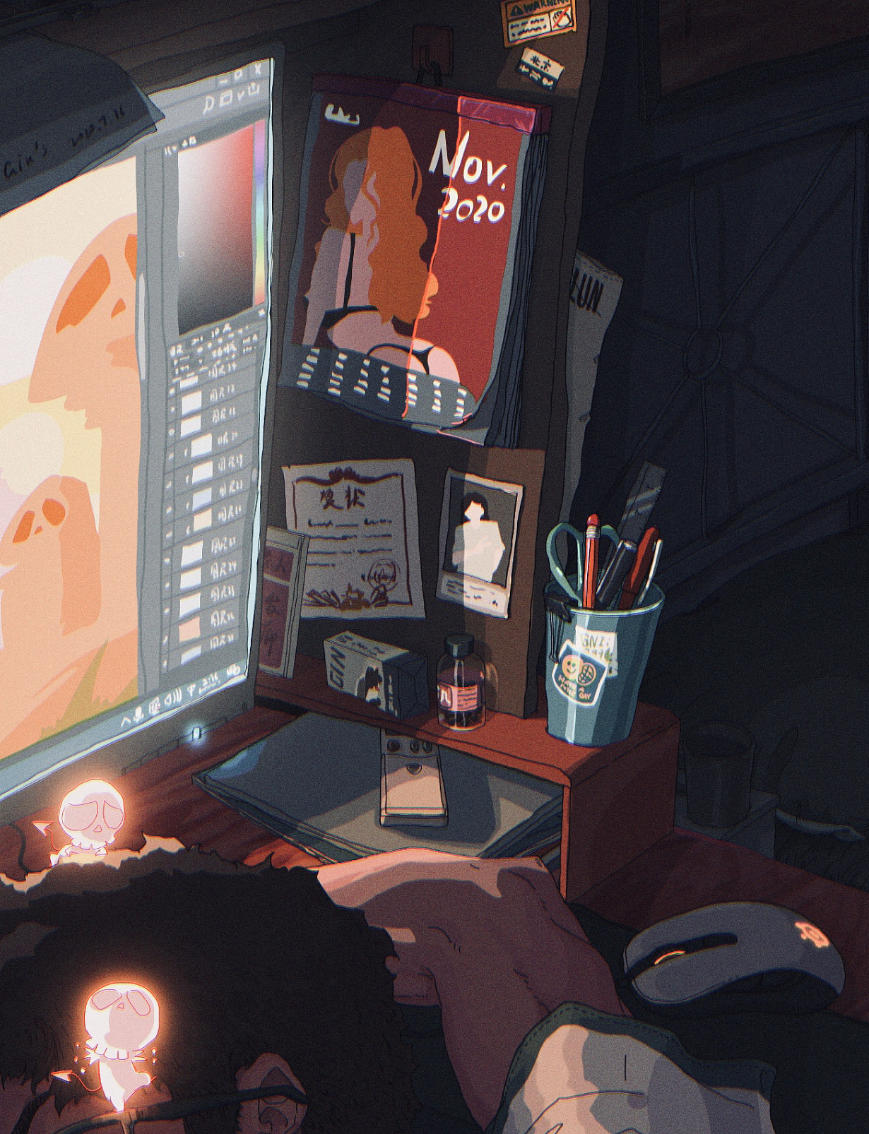 ghost in the screen（图ZMjMyNjU3MTEy） - 创作习作 - 站酷设计师CheeseGin原创素材 - 站酷ZCOOL