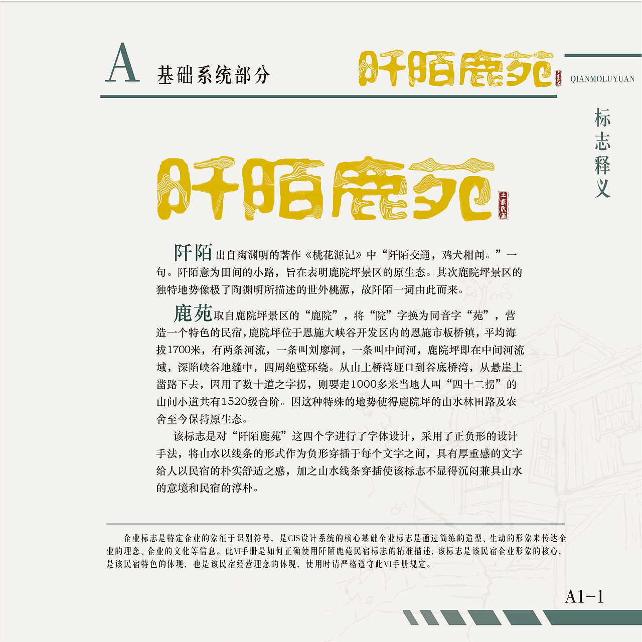 毕业设计  民宿VI设计