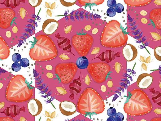 《好味伴侣》水果燕麦片 包装设计