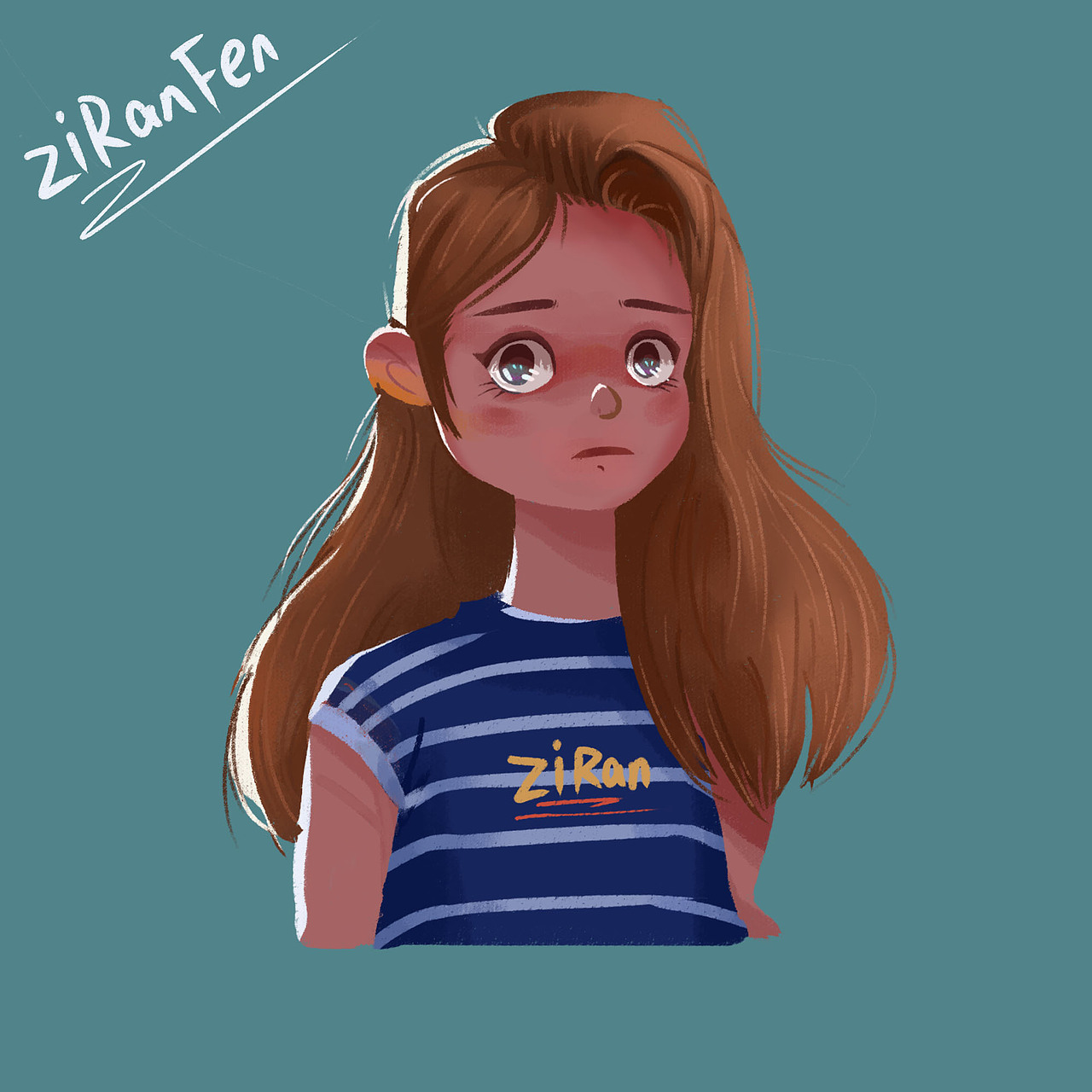 特点放大,融入可爱的形象,形成不同韵味的人物q版头像长沙/设计爱好者