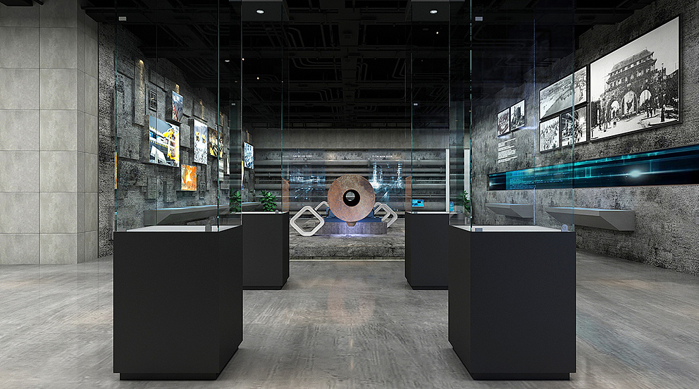 重工业企业展厅概念