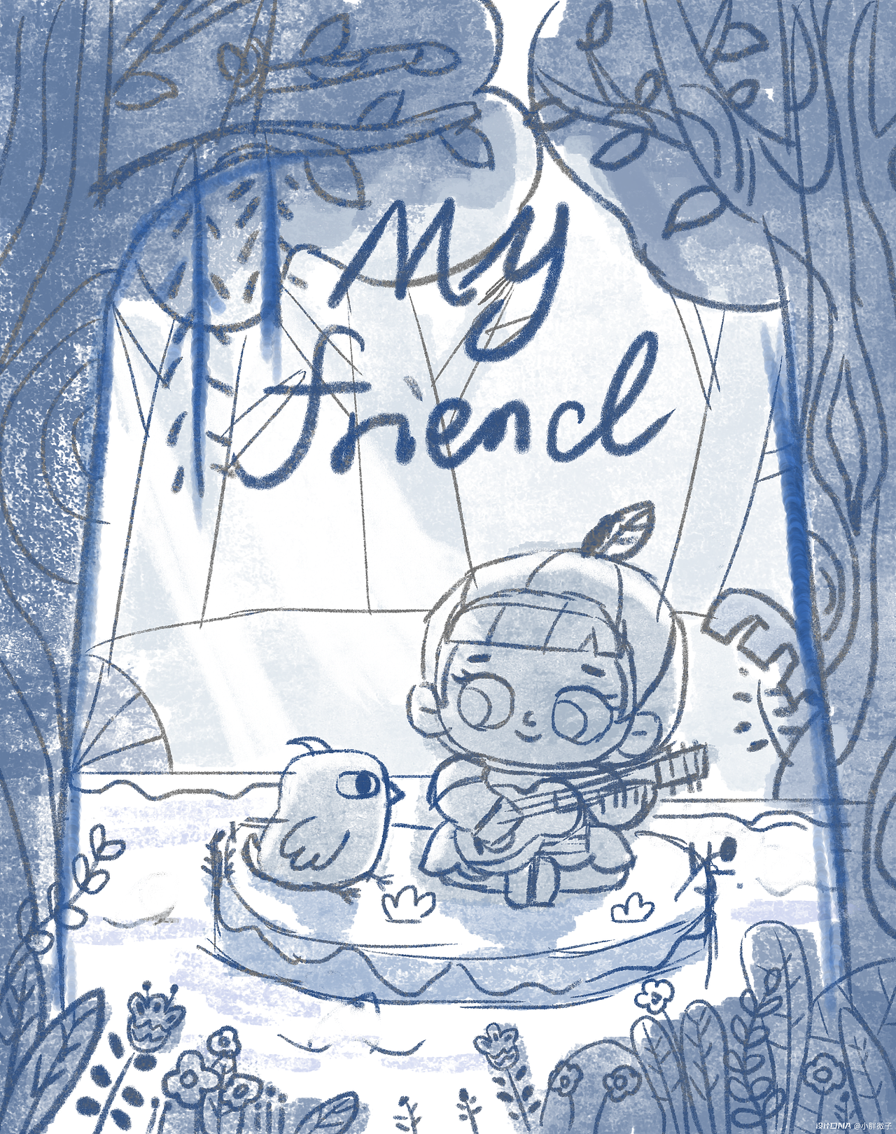 绘本书籍封面绘制