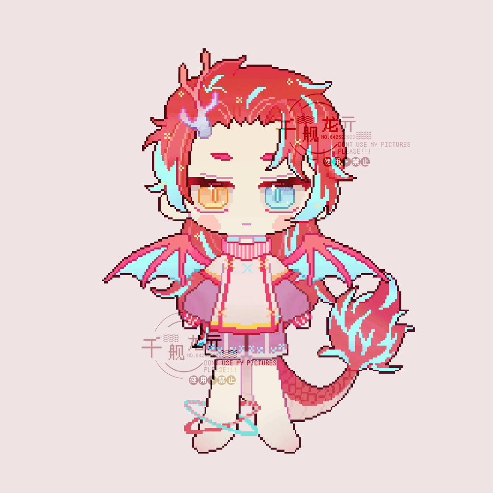 【像素画】像素q版小人