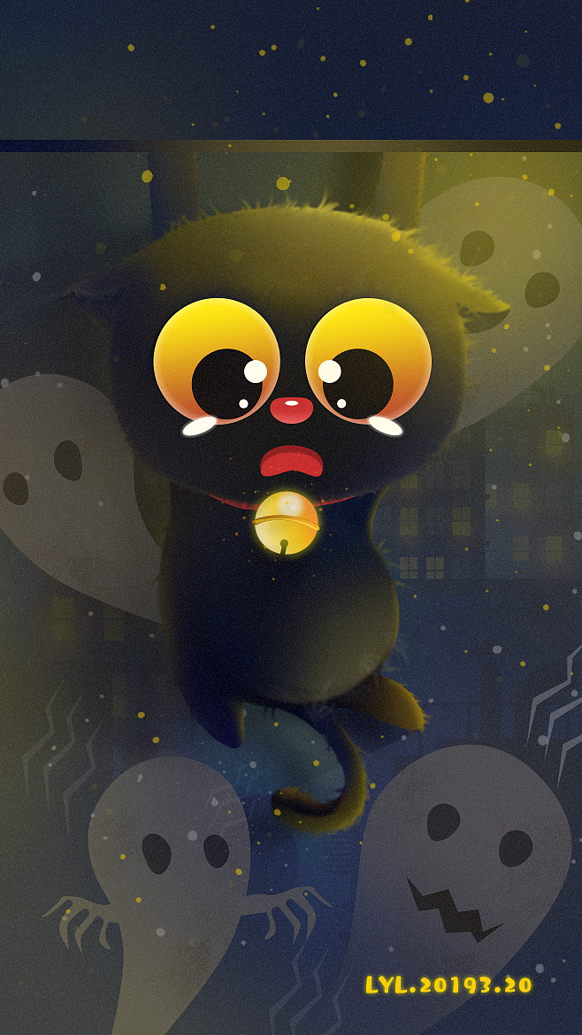 黑小喵的越狱（图ZMjEyNTg1NzUy） - 主题/皮肤 - 站酷设计师是玲子呀原创素材 - 站酷ZCOOL