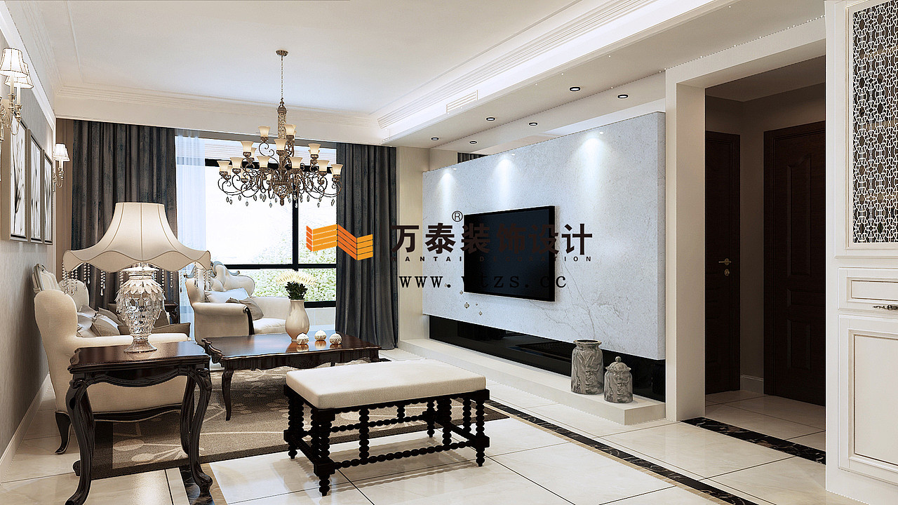 济南万泰装饰贤文世家120平轻奢风格案例（图ZMjEwNjk0MzY0） - 其他平面 - 站酷设计师万泰17661068825原创素材 - 站酷ZCOOL