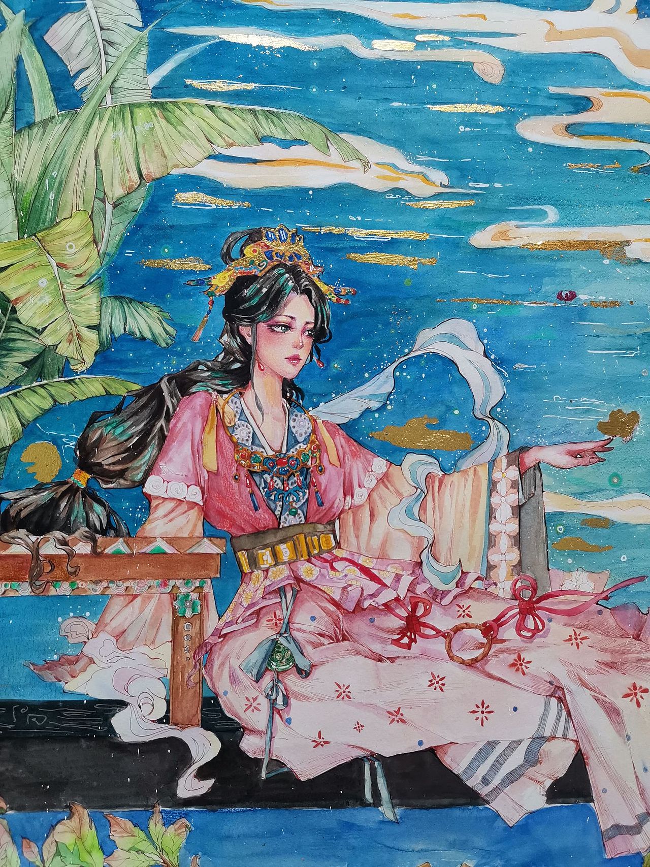 水彩古风人物一（图ZMzYwOTg3ODIw） - 艺术插画 - 站酷设计师猫猫归大树原创素材 - 站酷ZCOOL