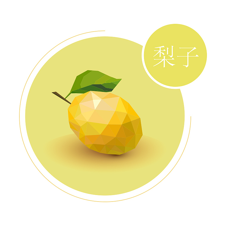 多边形水果（图ZMjg3NDcyMjA=） - 图案 - 站酷设计师BURURU原创素材 - 站酷ZCOOL