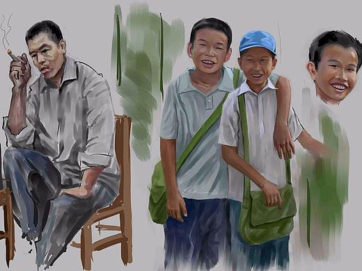 草稿（个人主页-ZMzU3Nzc0MTY=） - 艺术插画 - 站酷设计师满庭画雨原创素材 - 站酷ZCOOL