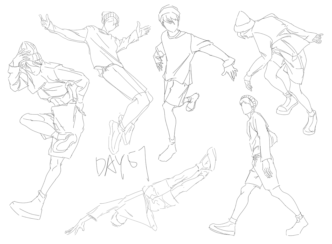 #速写60天挑战赛#  day57@速写班长   跑路啦!!![嘻嘻]